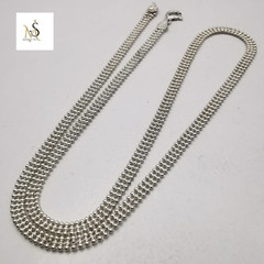 Beautiful Vintage Chain Necklace Jewelry Sterling Silver 925 Signed 5.83 gram