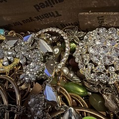 Vintage to Now Jewelry Lot, All Wearable Untested. No Broken. Box B4