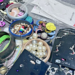 Vintage Jewelry Mixed Lot for Crafts Scrap Junk Wear Repair Repurpose 3.97 lbs.