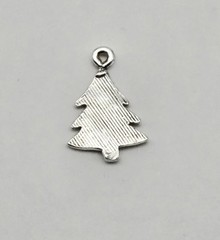 VTG Sterling Silver Christmas Tree Wunter Holidays Petite Charm Pendant – 1.1g