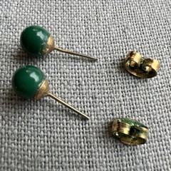 3 Pair Vintage Stud Earrings