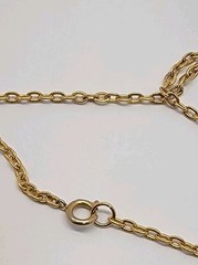 Vintage CELEBRITY Large Rhinestone Faux Turquoise Pendant Necklace GoldTone Boho