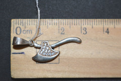 925 Sterling Silver Axe Pendant – Women’s Jewelry