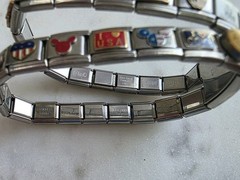 Y2K Italian Charm Bracelet DOUBLE ROW 9mm D’LinQ, Uberry, B’linQ, DISNEY