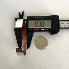 VTG Stuart Nye Sterling Silver 925 Copper Embossed Cuff Bracelet 6.75″