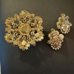 Juliana Delizza & Elster Cinderella Blue Crystal Rhinestones Bauble Beads Set