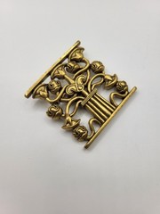 Metropolitan Museum of Art Gold Tone Tree of Life Signed MMA 1995 Pin Brooch