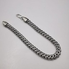 Vintage 925 Sterling Silver Bracelet Handmade 9.71g 7.68″ (19.5cm) Wide 0.24″