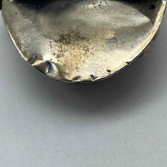 Shihara Sterling Silver 925 Quartz Ring Floral Mixed Metal Size 8.25