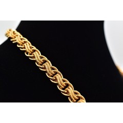 Napier Vintage 24″ Chunky Curb Rope Chain Necklace Gold Heavy Signed 1970s BinBM