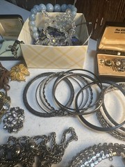 Vintage-Antique Jewelry Lot Mix Unsearched Grabbed From Large Box Randomly