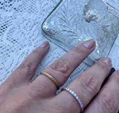 VINTAGE Art Deco Gold Wedding Band Ornate Bow Stacking Ring 1930s NEMCO – SIZE 5