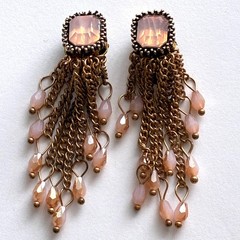 Vintage Dangle Clip-On Earrings