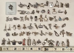 Vintage Sterling Silver Moving Mechanical Articulated Charms YOU CHOOSE