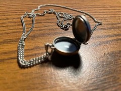 Vintage Russian Hand Made Enamel Rostov Finift Oval Opening Pendant-Medallion