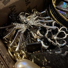 Vintage to Now Jewelry Lot, ALL WEARABLE Untested. No Broken. Box A5