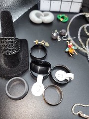 Estate Lot Vintage Contemporary Jewelry Necklaces Bracelet Earrings Rings 34 Pcs