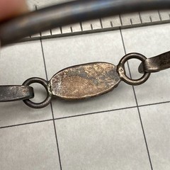 Vintage Mexico Turquoise Sterling Silver Bracelet Small 6-3/8″