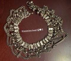 Vintage Kuchi-style Payal & Jingling Ghungroo Silver Alloy Chains Anklet