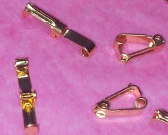 72 Goldtone Bracelet Fold Over Clasps – NOS