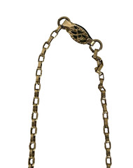 Vtg 10k Gold Art Deco Art Nouveau Lavalier Necklace Black Onyx Diamond