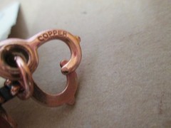 Vtg Solid Copper Thunderbird 7 Panel Link Bracelet 7.5″ Native American Style