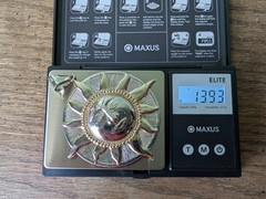 Vintage 925 Sterling Silver Sun Face Pendant 3″ Large Celestial Thailand 13.9 g