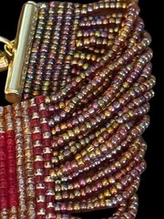 Contemporary MIRIAM SALAT Bracelet Spice Tones ‘Gypset’ Collection SIGNED