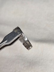 Vintage Signed Mark Anthony Sterling Silver Toe Ring SUNBURST DESIGN Size 3