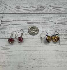 VTG 80s 90s Costume Earring Lot 14 Pairs Statement Retro Colorful Dangle Stud