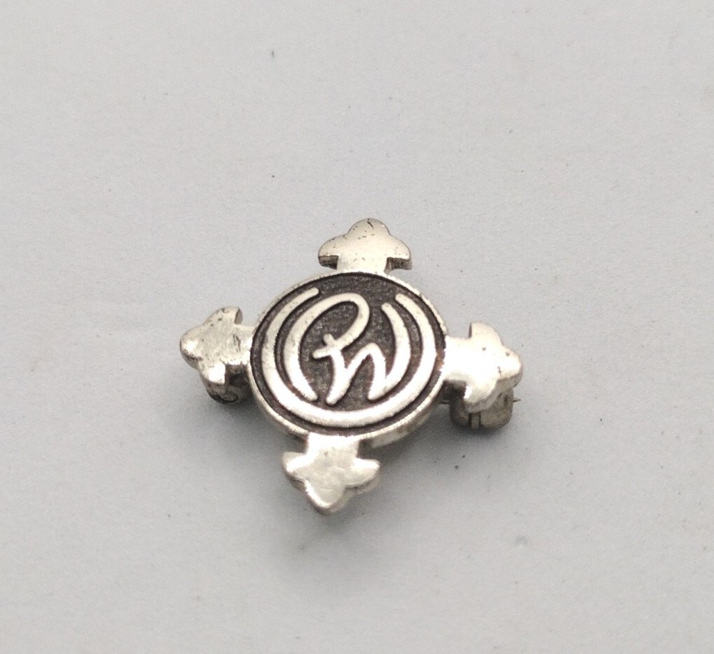 Presbyterian Woman Cross Sterling Silver Brooch Pin Jewelry