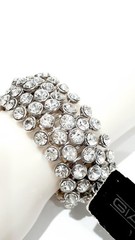 Vintage Giavan Silver Plate Stretch Bracelet NWT SEE DESCRIPTION Free Ship!