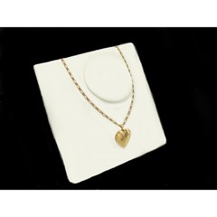 Heart Photo 30 x 25 mm Locket pendant 20 in Chain 1/20 -14K yellow Gold Filled
