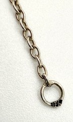 Antique Edwardian SODALITE 935 Sterling Silver Negligee Necklace ~ GERMANY