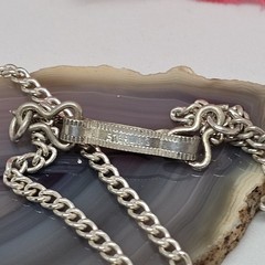 Vintage 925 Sterling Silver 2 mm Chain 19″ Necklace Dainty Jewelry