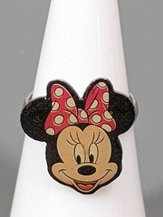Vintage Disney Minnie Mouse Adjustable Band Ring Size 6