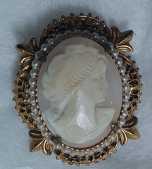 cameo vintage antique jewelry lot