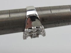 Ross Simons Sterling Silver Ring CZ Cocktail Statement Vintage Size 7