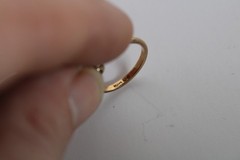 Vtg 10K Yellow Gold & Fire Opal Floral Cluster Ladies Estate Ring, 2.25g -S: 5.5