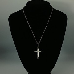 Georg Jensen Andreas Mikkelsen Cross Pendant Necklace 261B Silver 925 Vintage