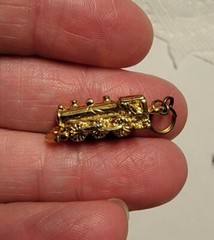 Choice Mid-Century Vintage Contemporary 3-D Sterling Silver Charms Articulated