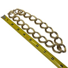 Unbranded Chunky Double Link Collar Necklace Toggle Clasp Maximalist Mob Wife