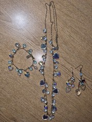 Vintage Pididdly Links Charm Necklace Set Kingston NY Heart Charms Statement