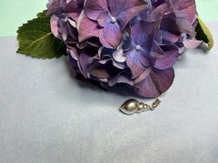 Vintage 925 Sterling Silver Conch Beach Sea Shell Pendant 2g