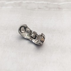 Vintage Clip On Earrings Two Tone Reversible Magnetic Hoops Silver/Gold Tone