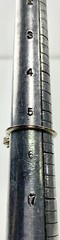 ART DECO 14K .34CT VINTAGE RETRO DIAMOND ENGAGEMENT RING (C325B)