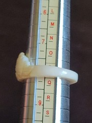 Vintage Bird /Dove Shaped Carved Bone Ring Size 8
