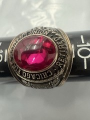 Vintage 1984 Josten Retired CFD Chicago Firefighters Union Ring