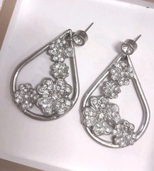 Beautiful Silver Tone Earrings