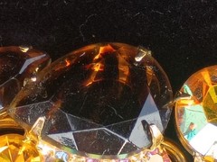 Verified #649 Juliana Tigers Eye And Topaz AB 5 Link Bracelet